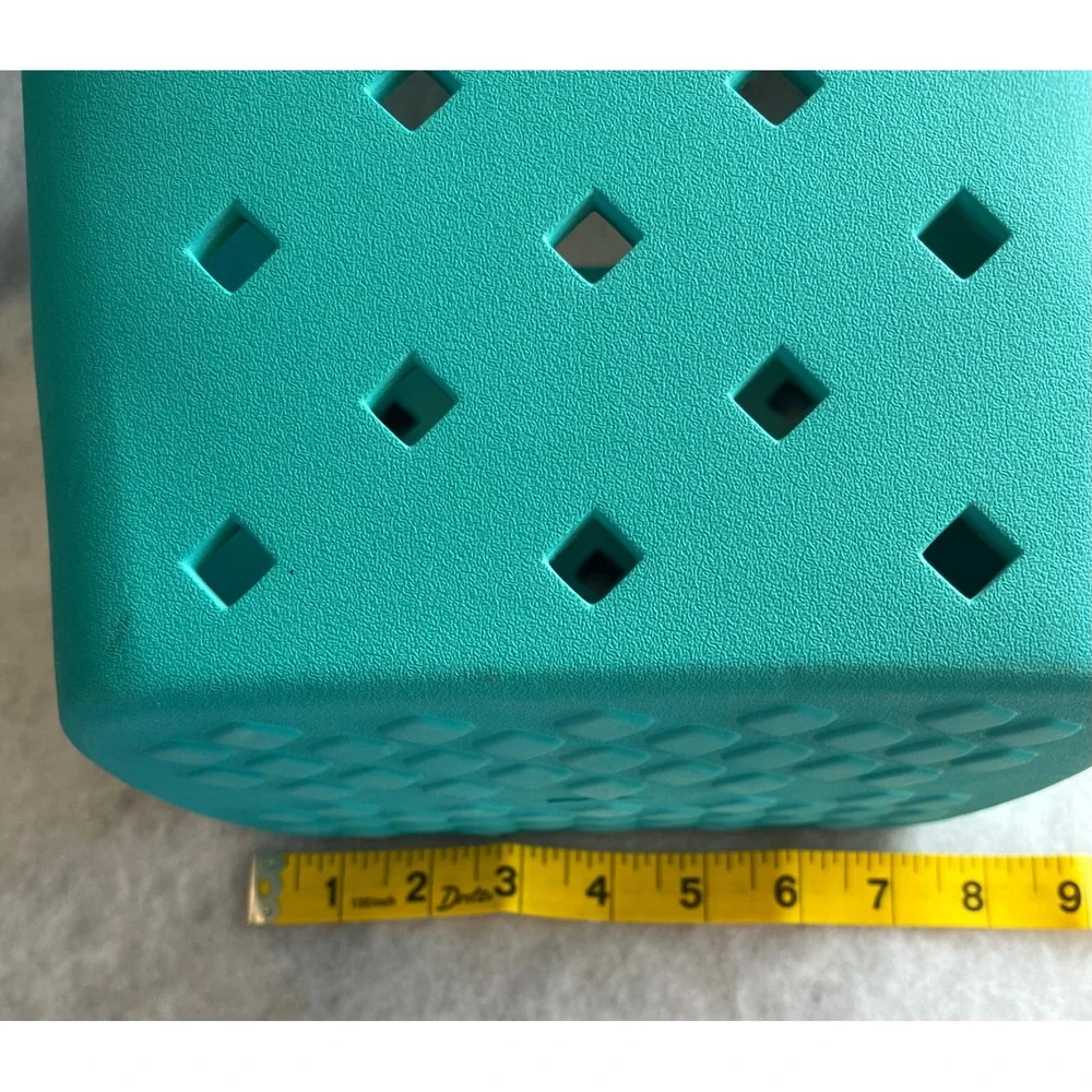 ALDI Teal Tote Bag Bucket Style Beach Pool Poolside‎ Travel Casual